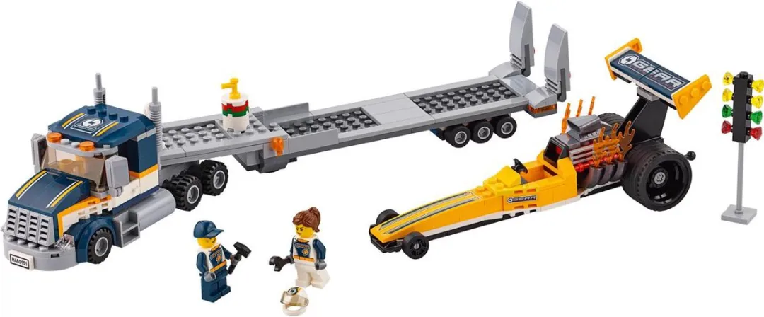 LEGO City Dragster Transportvoertuig 60151 - 333 Stukken