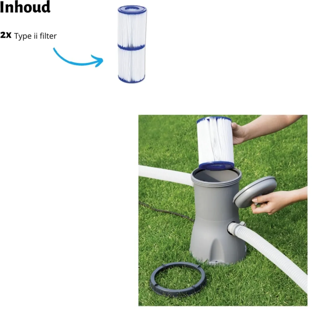 Bestway Fast Set Rond Zwembad 457cm - 9677L - Paradijsprint - afbeelding 6 van 6