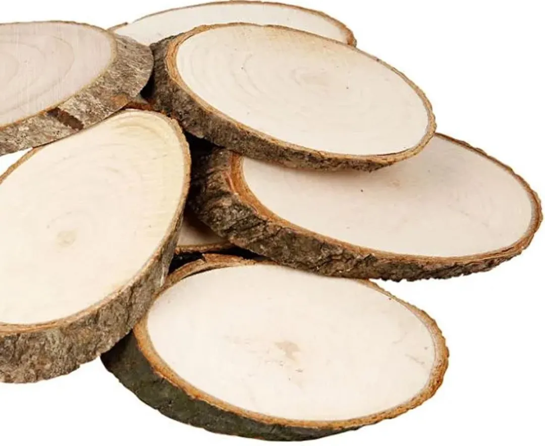 Creativ Company Houten Schijven 7,5x4,5cm - 20 Stuks