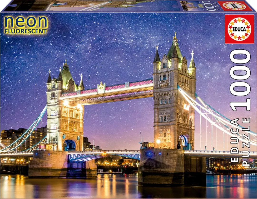 Educa Tower Bridge Londen Neon Puzzel 99 Stuks