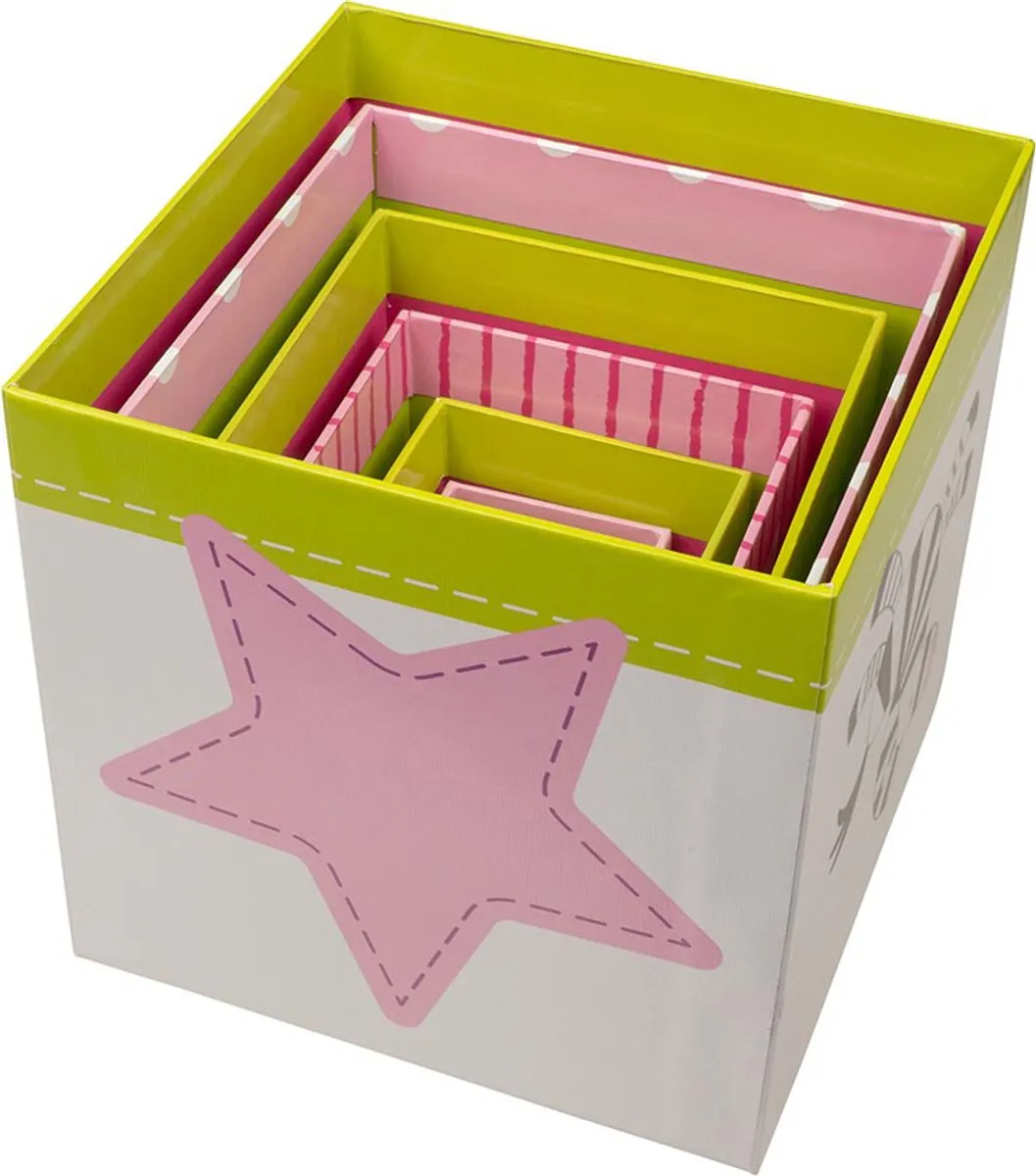 Goki Stapeltoren Afrika 6-delig - H57,5cm - Multicolor