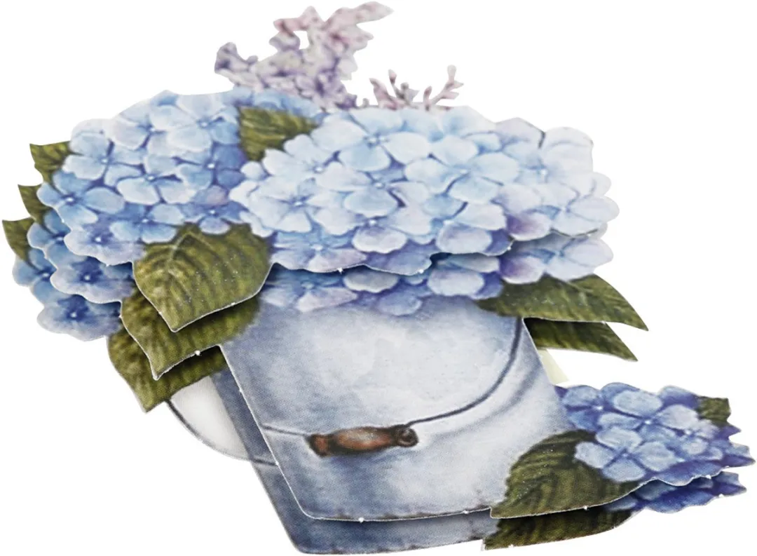 Creativ Company 3D Knipvellen Bloemen Thema 21x30cm - 4 Vellen - Rood/Rozes/Blauw/Groen/Wit