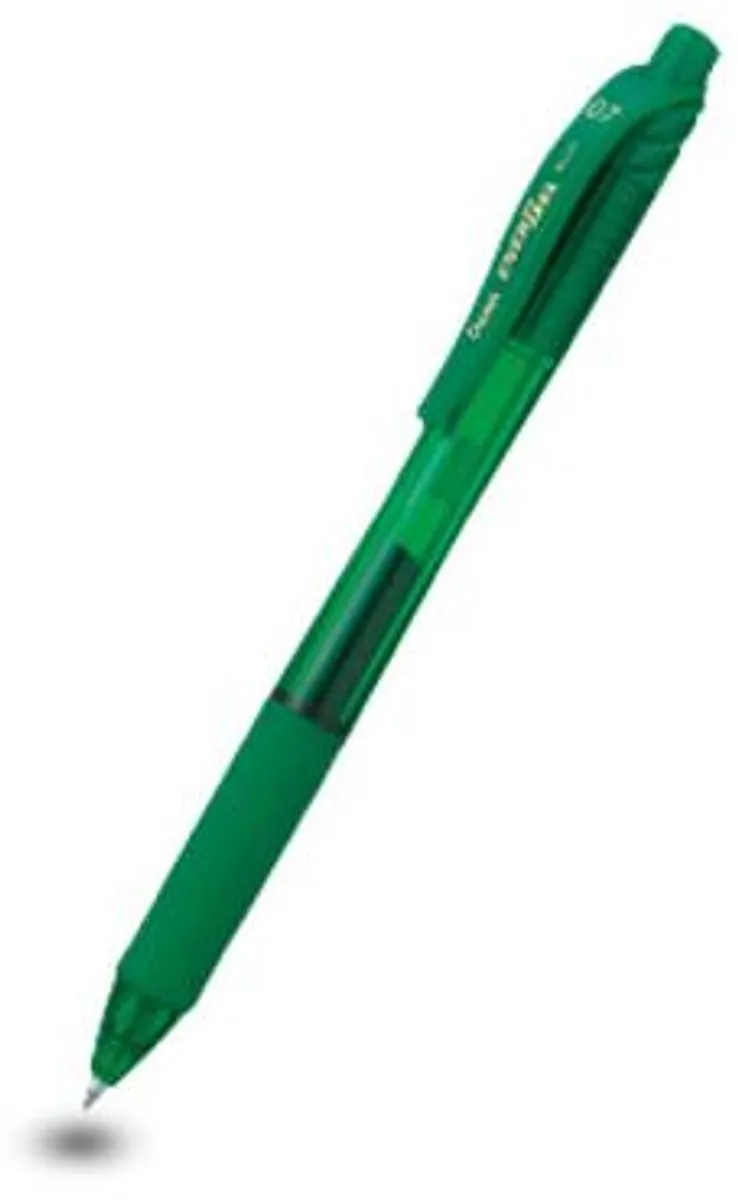 Pentel EnerGel Gelpen Groen 0,7mm - 12 Stuks