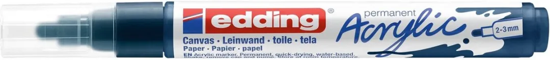 edding Acrylic Marker Medium Nachtblauw