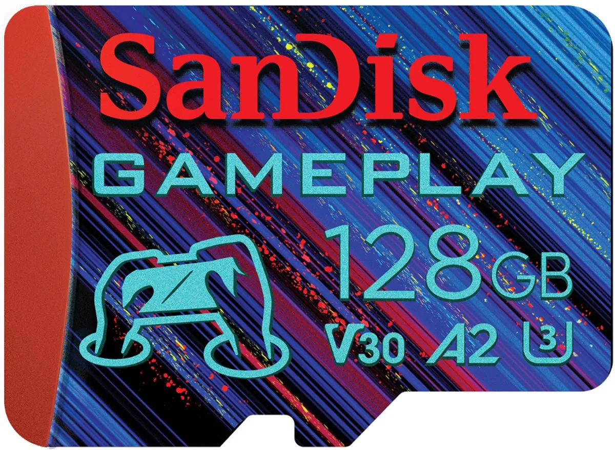 SanDisk MicroSDXC Gameplay 128GB SDSQXAA-128G-GN6XN