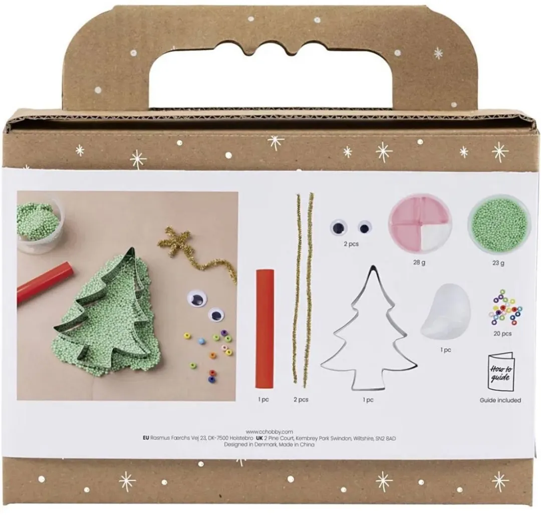 Creativ Company Mini Hobbyset Kerstboommonster - Multicolor