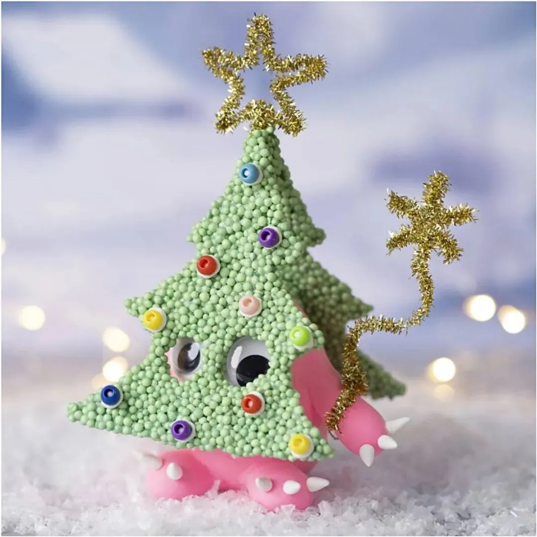 Creativ Company Mini Hobbyset Kerstboommonster - Multicolor