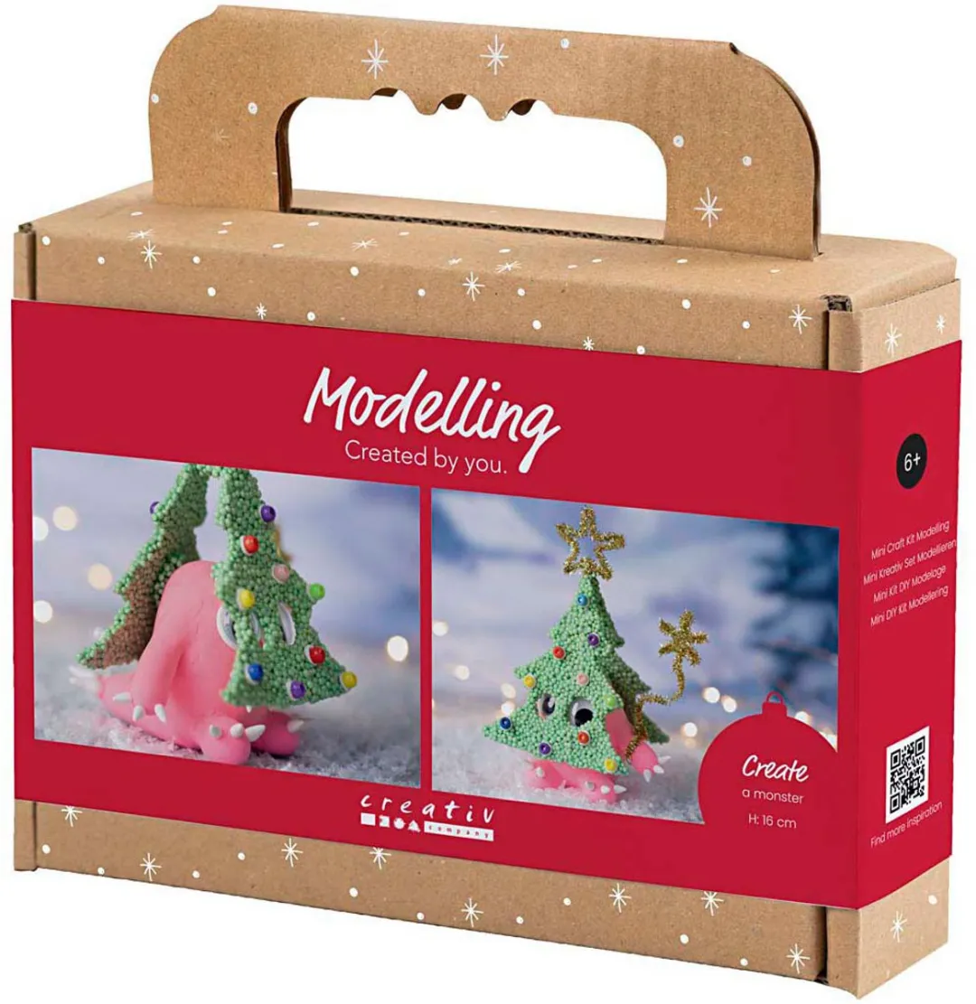 Creativ Company Mini Hobbyset Kerstboommonster - Multicolor