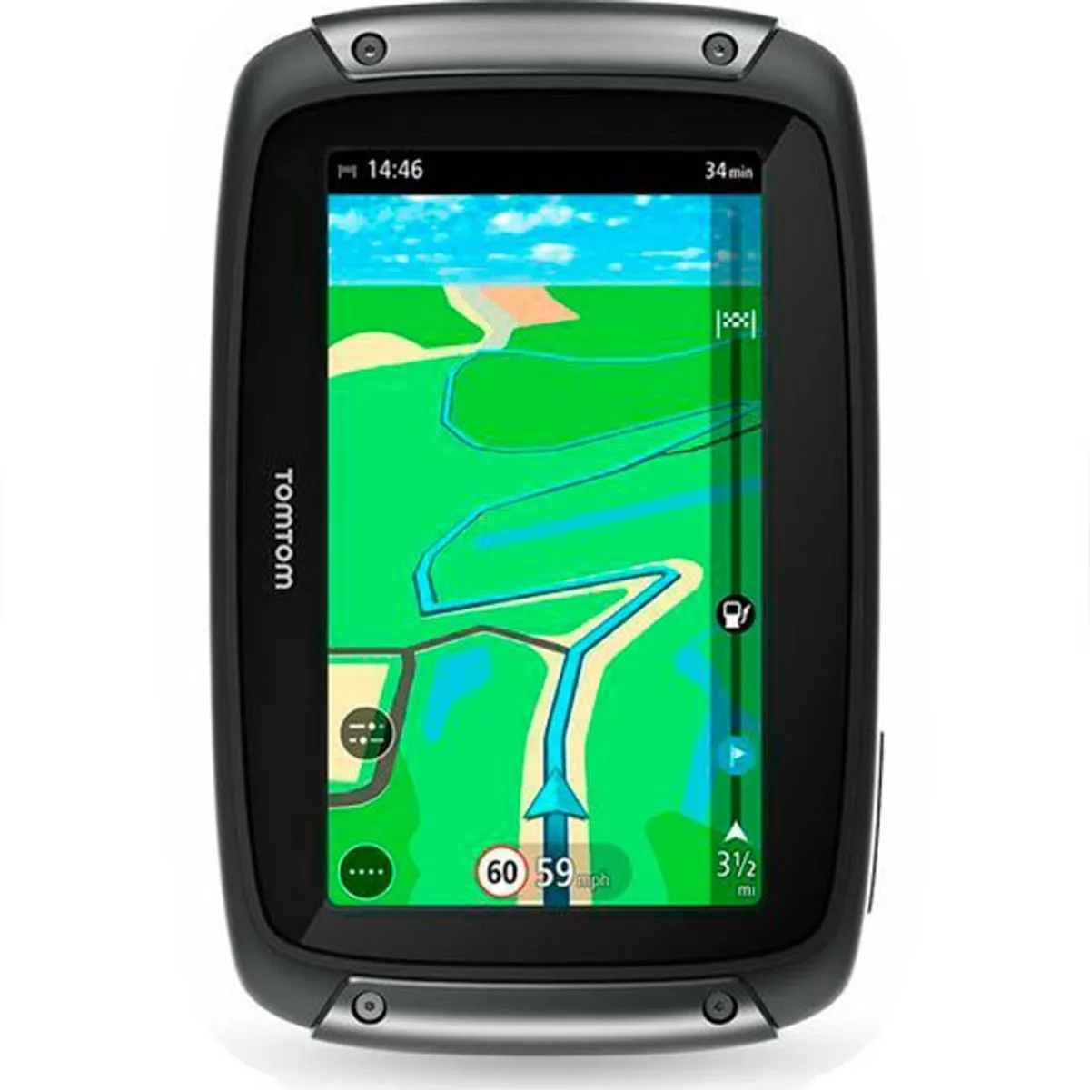 TomTom Rider 500 Motornavigatie 4,3" - Zwart