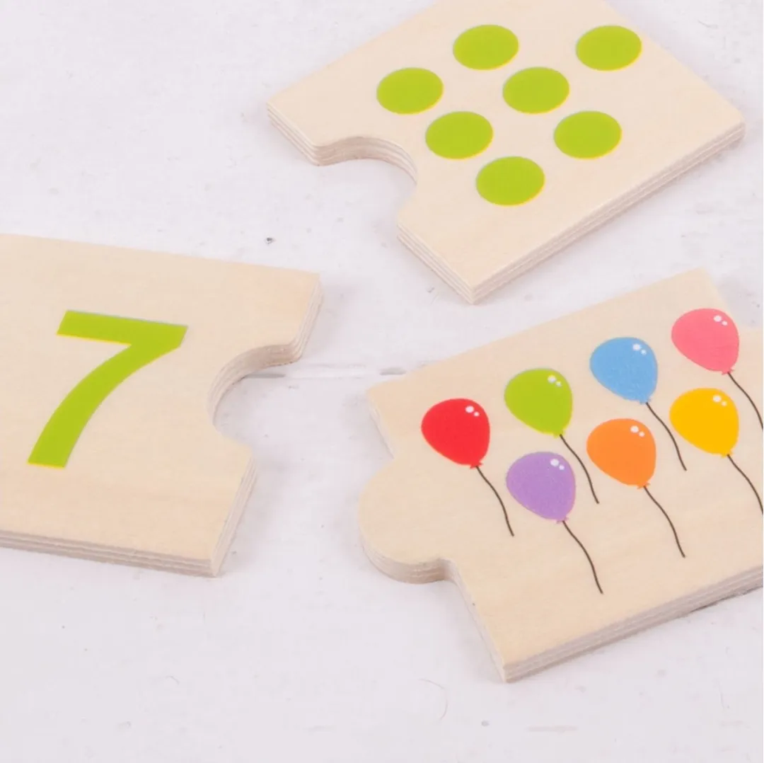 BIGJIGS Getallen Tegels BJ261 - 1000 Stuks - Multicolor - afbeelding 6 van 6