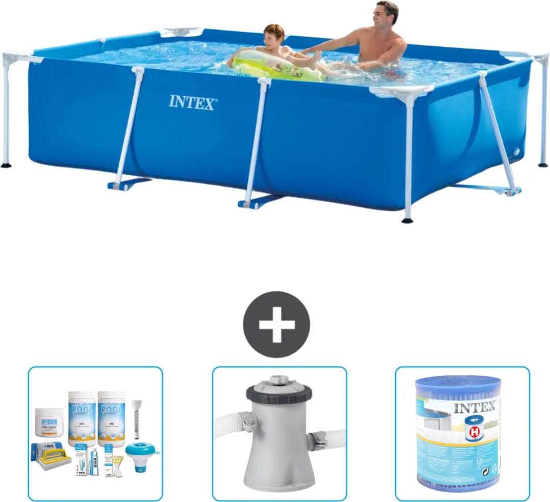 Intex Rechthoekig Frame Zwembad 260x160cm