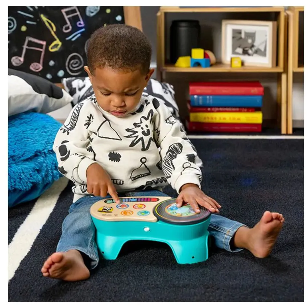 Baby Einstein DJ Discovery Magic Touch draaitafel speelgoed muziek.