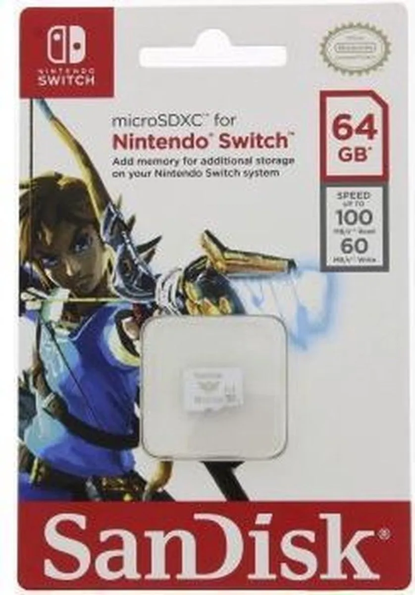 SanDisk Extreme MicroSDXC SDSQXAT-064G-GNCZN 64GB - Nintendo Switch - afbeelding 6 van 6