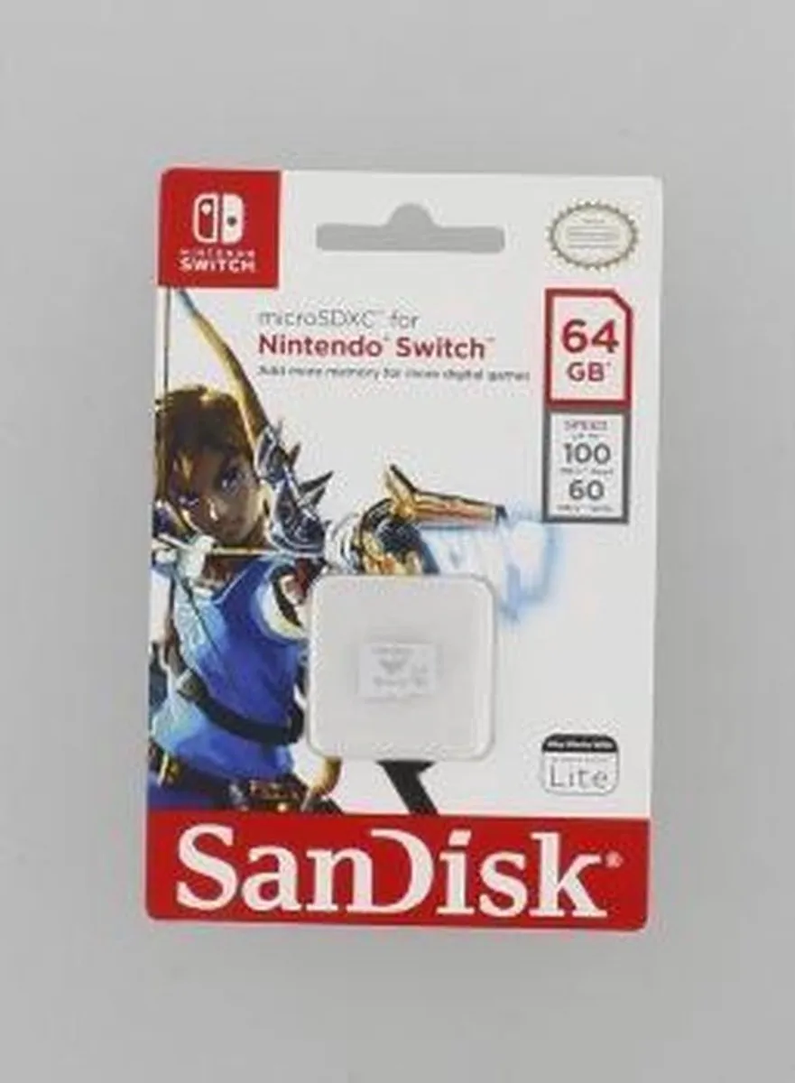 SanDisk Extreme MicroSDXC SDSQXAT-064G-GNCZN 64GB - Nintendo Switch