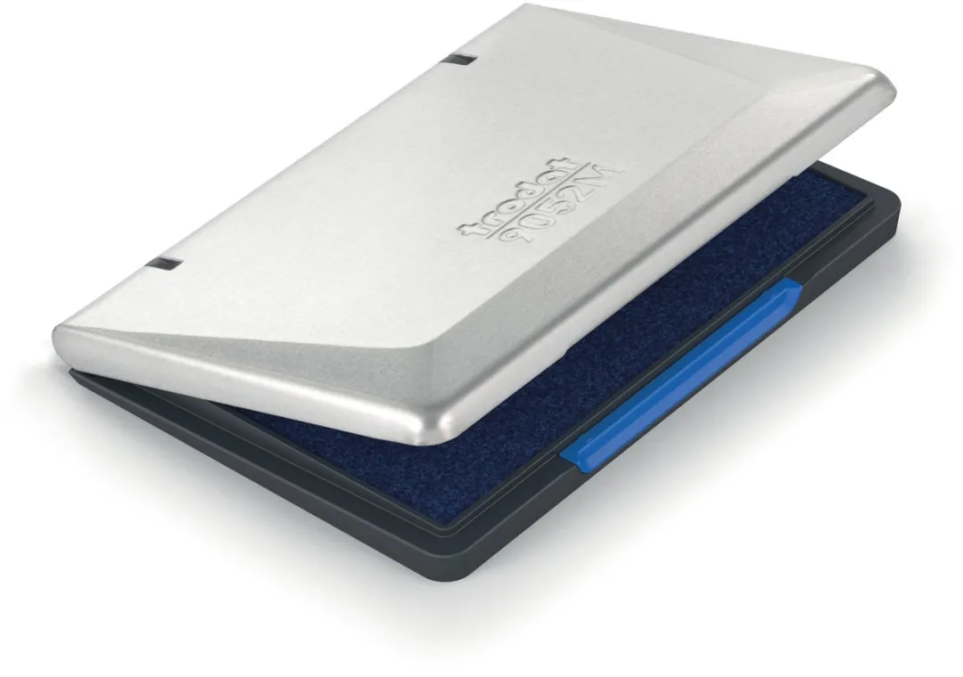 Inktkussen trodat metaal 9052m 110x70mm blauw