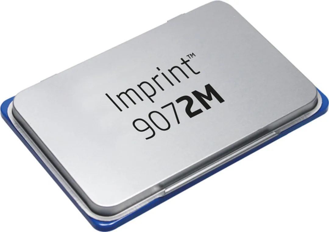 Inktkussen trodat metaal 9052m 110x70mm blauw