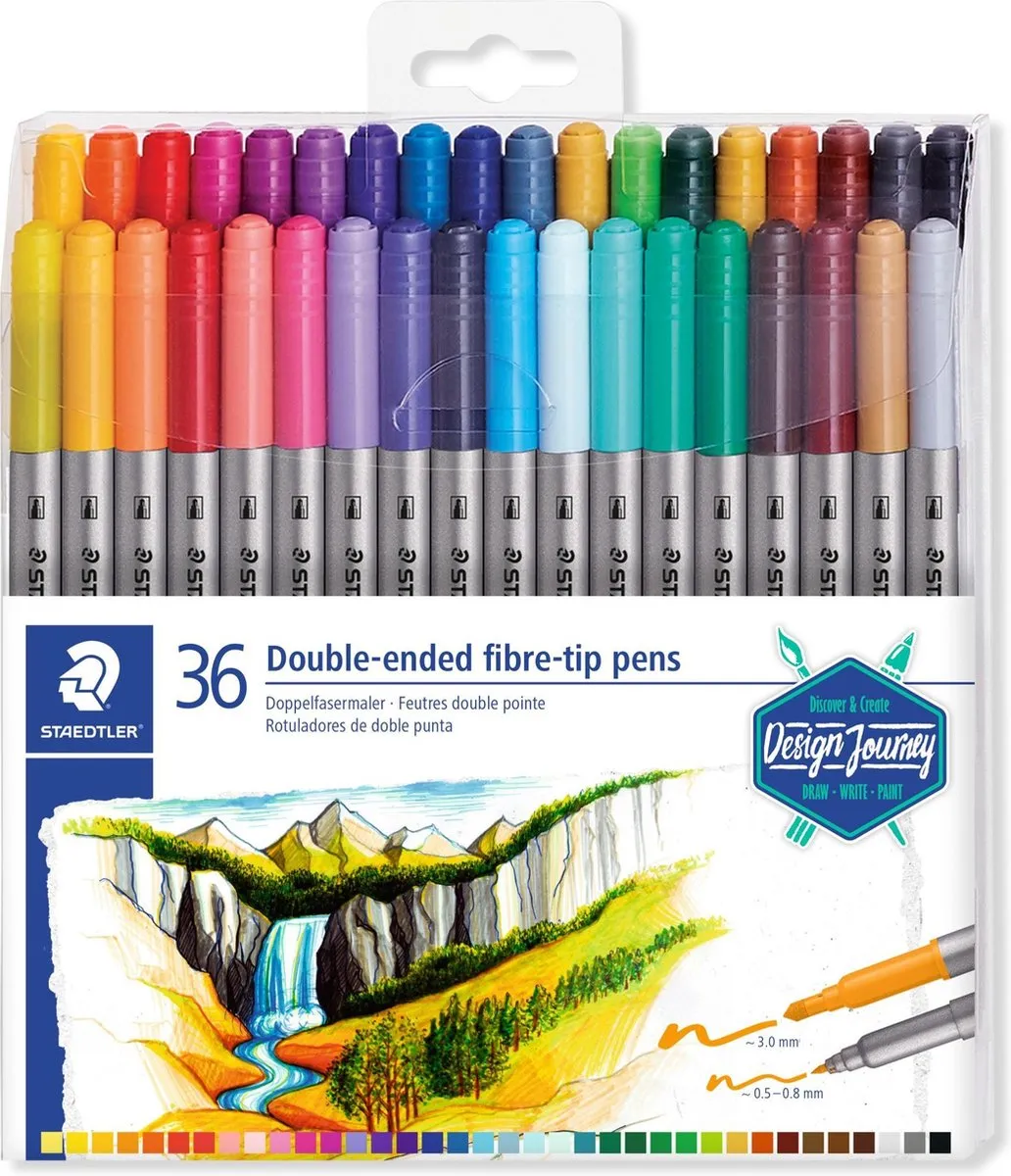 STAEDTLER Design Journey Kleurstiftset 36 Stuks