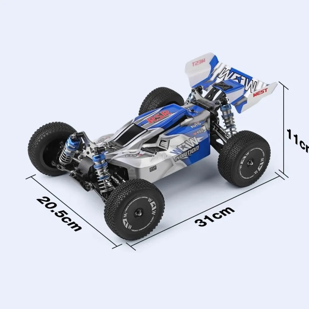 Wltoys 144011 - Snelle RC Auto - RC Voertuig Volwassenen - Off Road Buggy - Radiografisch Bestuurbare Terreinwagen