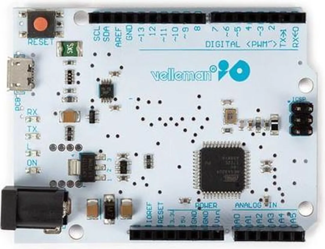 Whadda Atmega32u4 Leonardo Ontwikkelbord 69x53mm - Wit