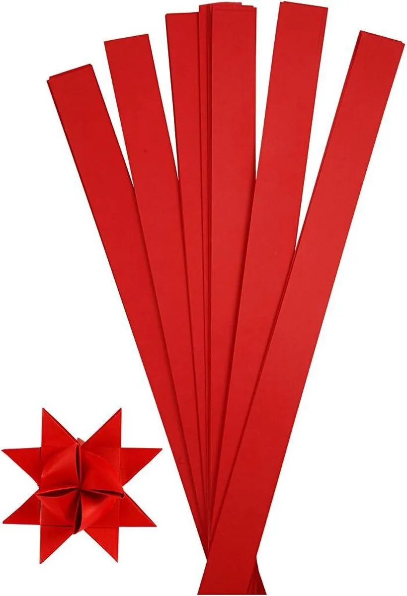 Creativ Company Vlechtstroken Rood 25mm