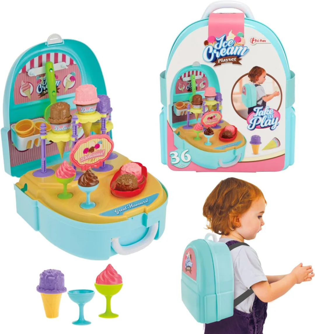 Toi-Toys IJsjes Speelset Rugzak - Blauw
