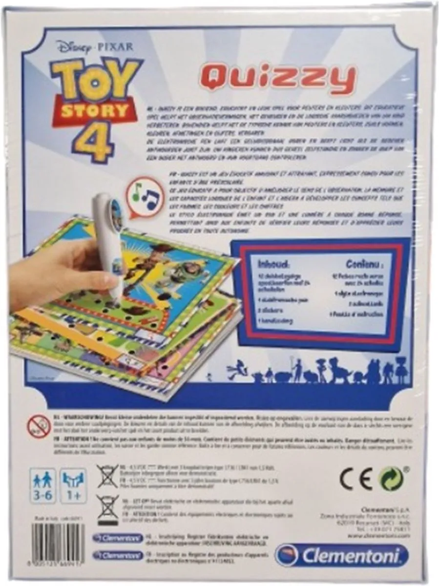 Toy Story 4 Quizzy - Interactief leerspel