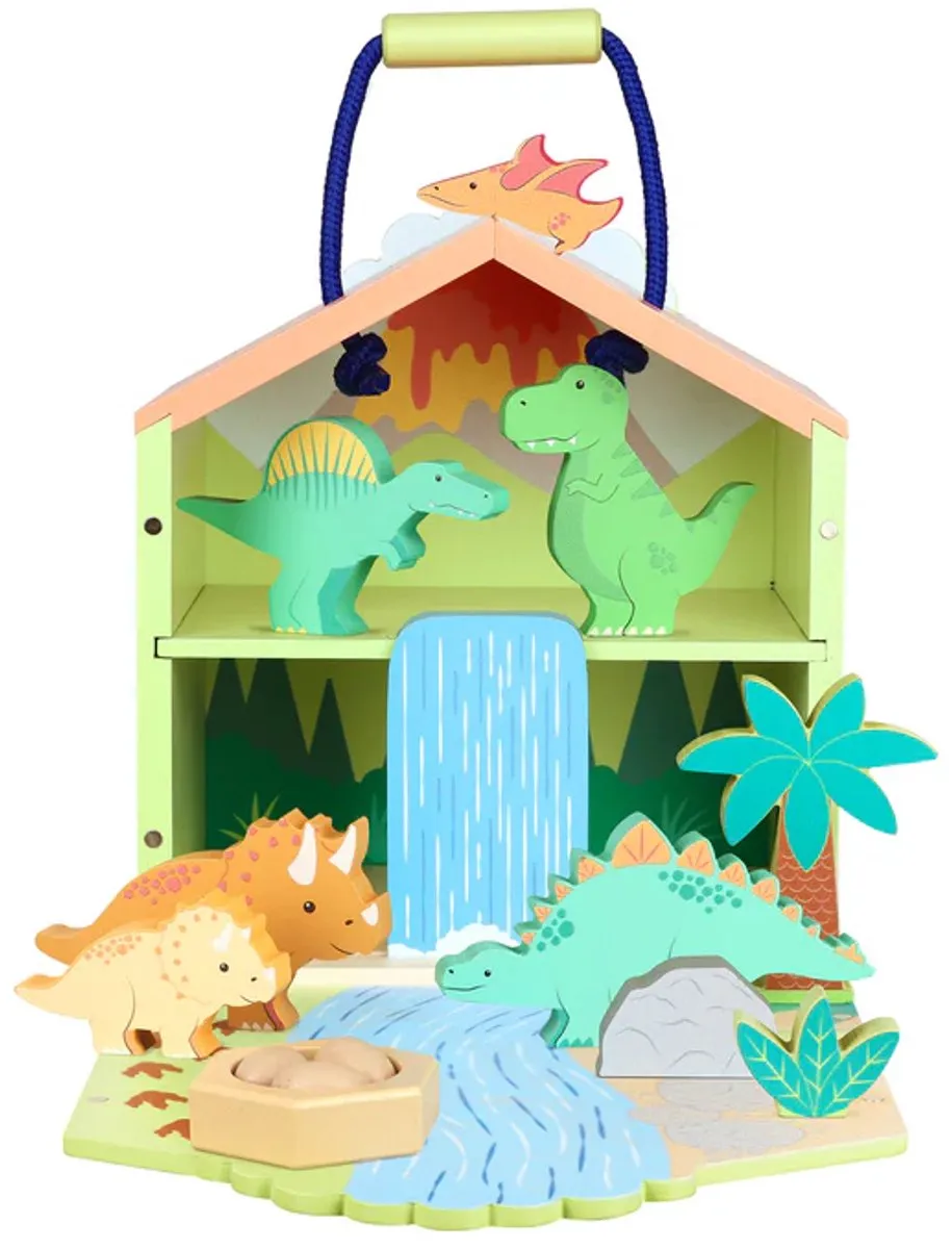Orange Tree Toys Houten Play Set Dinosaurs OTT11409 - Multicolor