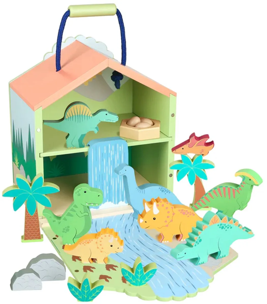 Orange Tree Toys Houten Play Set Dinosaurs OTT11409 - Multicolor