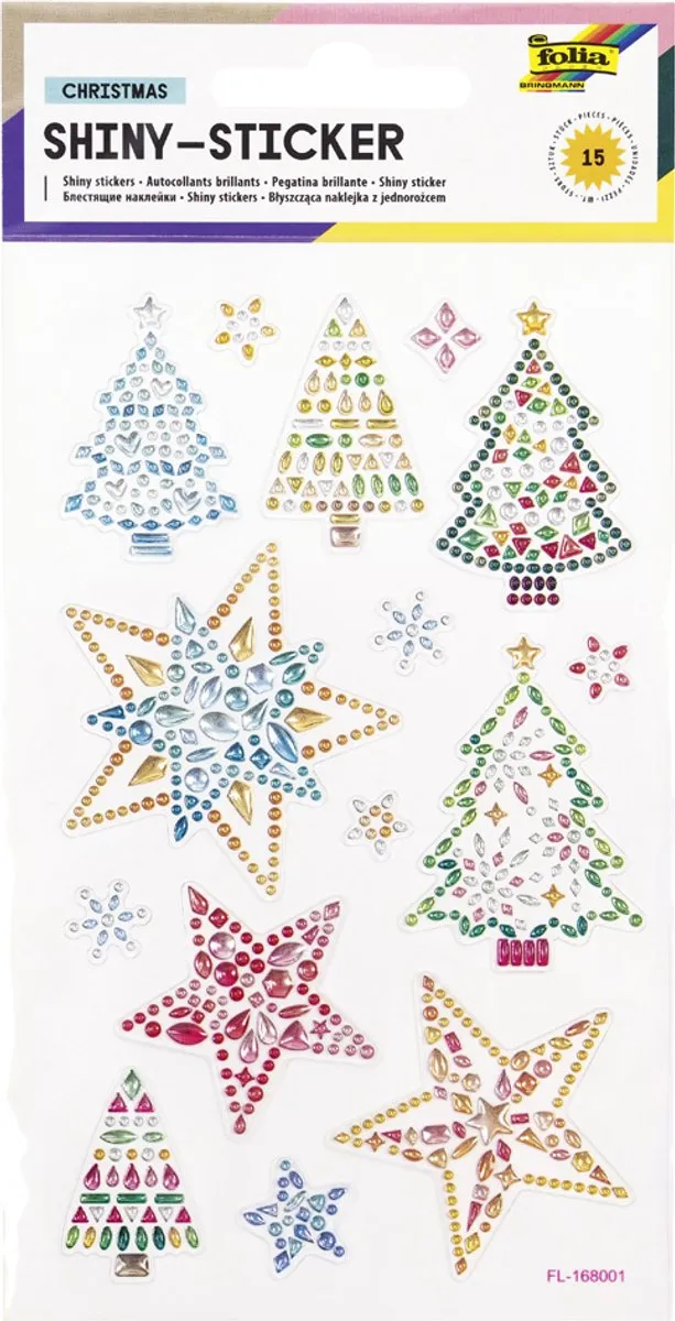 Folia Kerstshiny Foliestickers