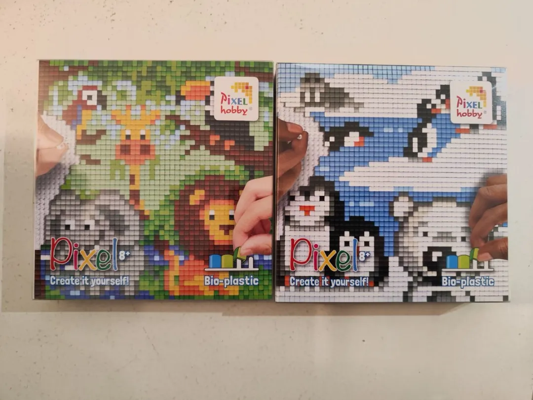 Pixelhobby Jungle/Pinguïn Pixel Set