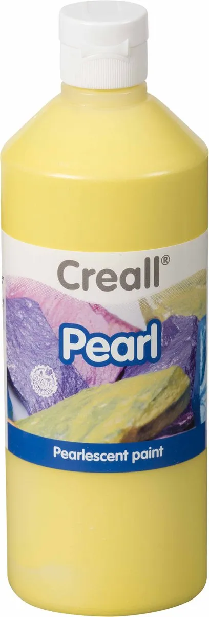Creall Parelmoerverf Geel 500ml