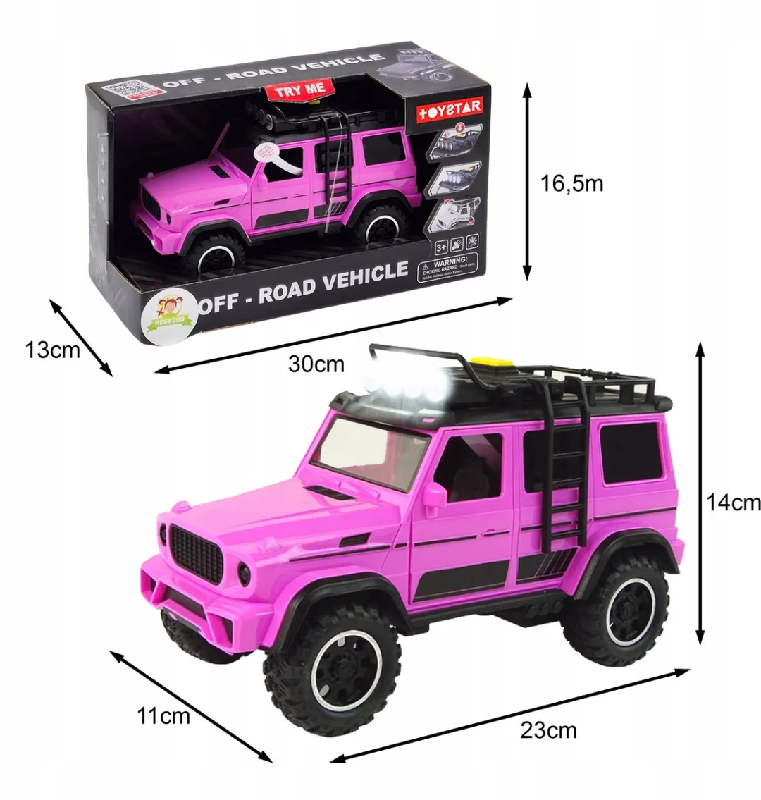 Toystar Roze SUV Speelgoedauto - Licht & Geluid