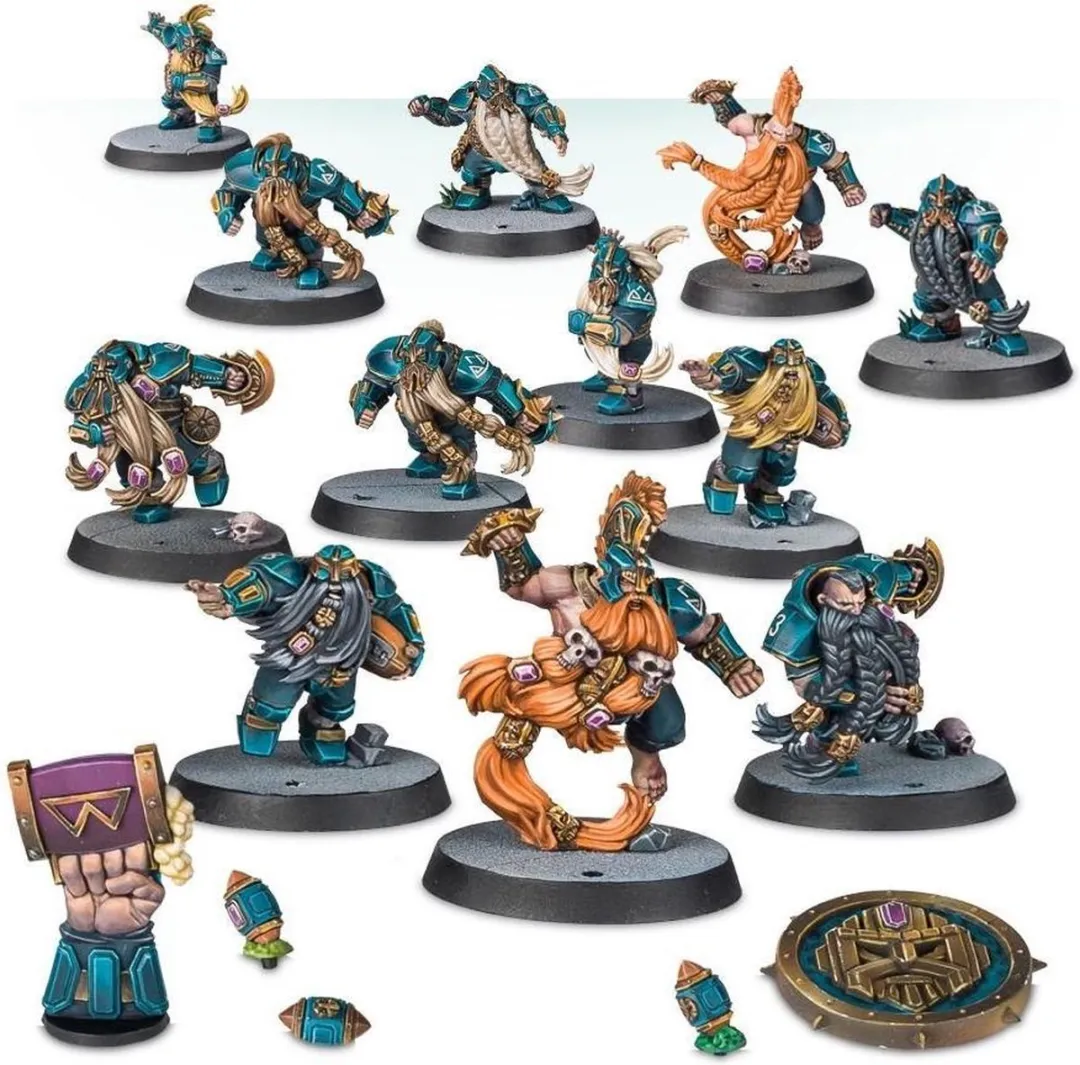 Games Workshop Dwarf Giants Blood Bowl Team
