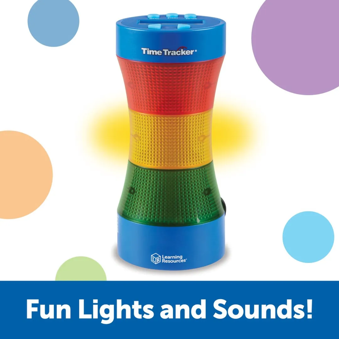 Learning Resources Time Tracker LER 6900 - Blauw/Rood/Geel/ Groen - afbeelding 2 van 6