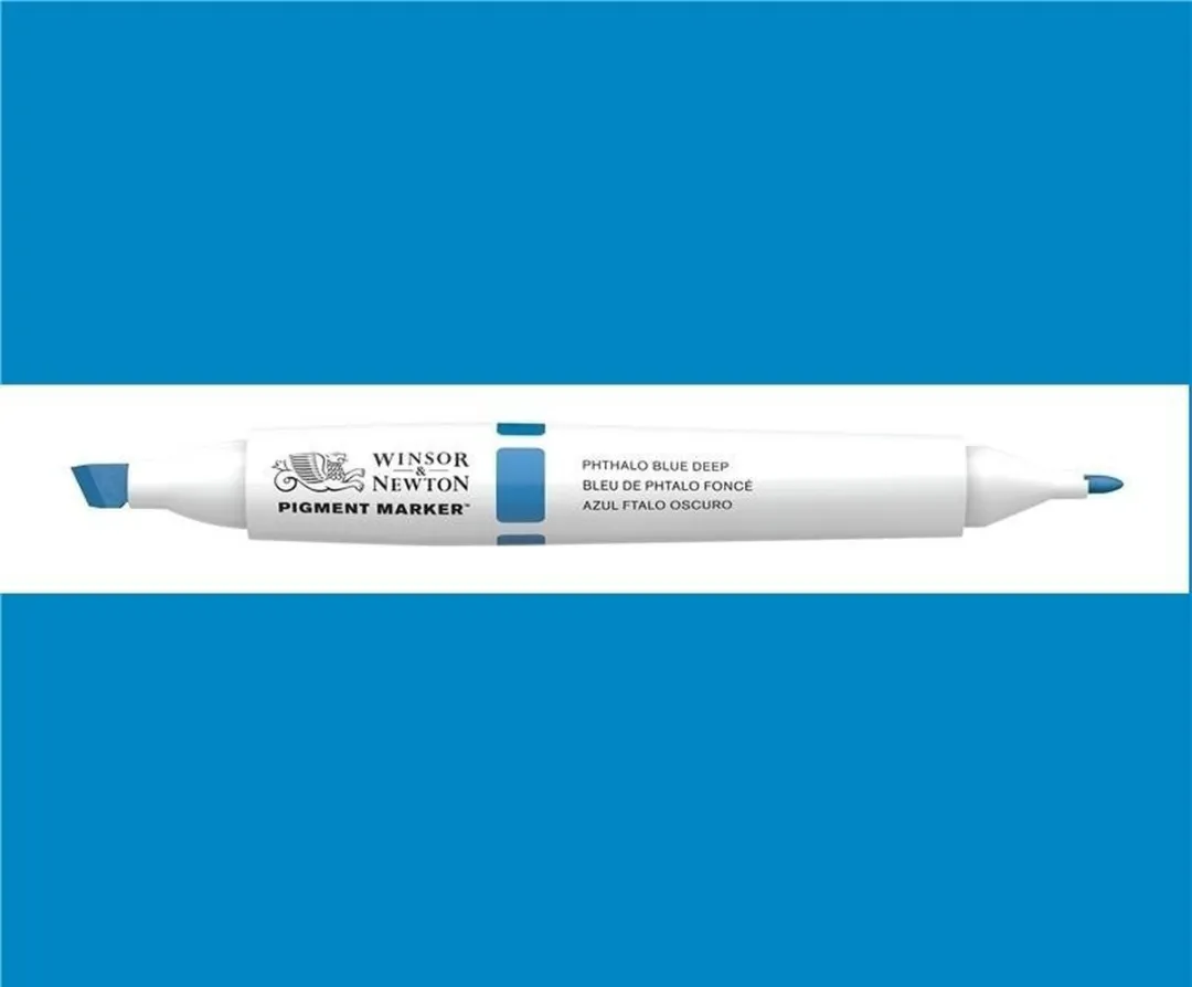 Winsor & Newton Pigment Marker Phthalo Blue 0202/516