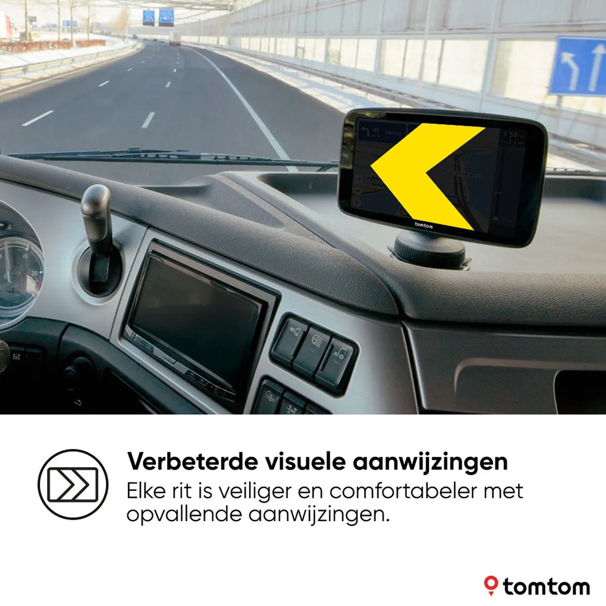 TomTom GO Expert 7 PLUS Vrachtwagennavigatie 7" - Zwart