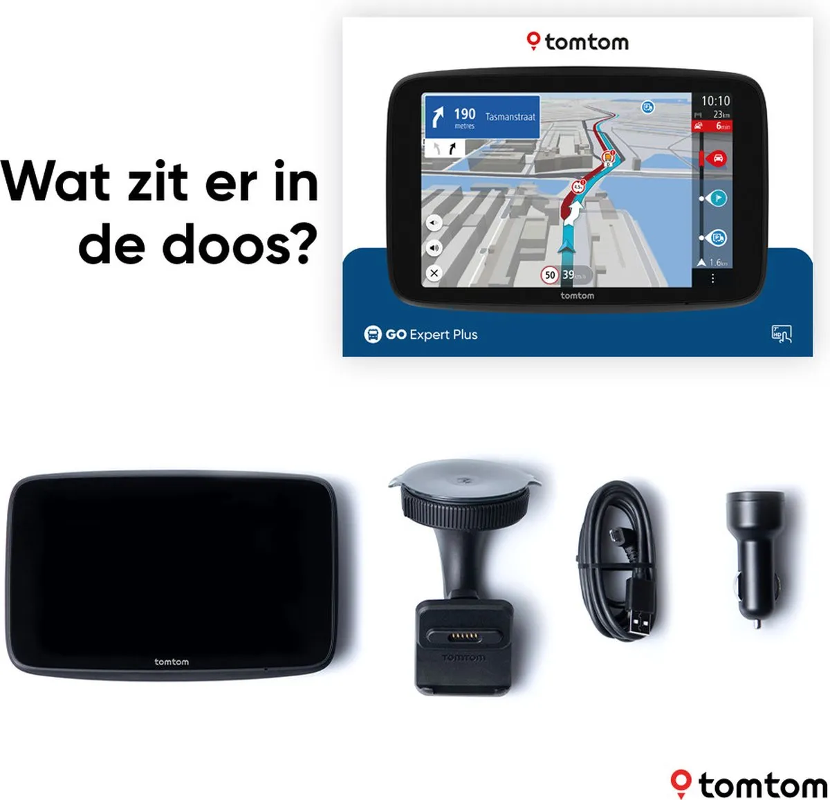 TomTom GO Expert 7 PLUS Vrachtwagennavigatie 7" - Zwart