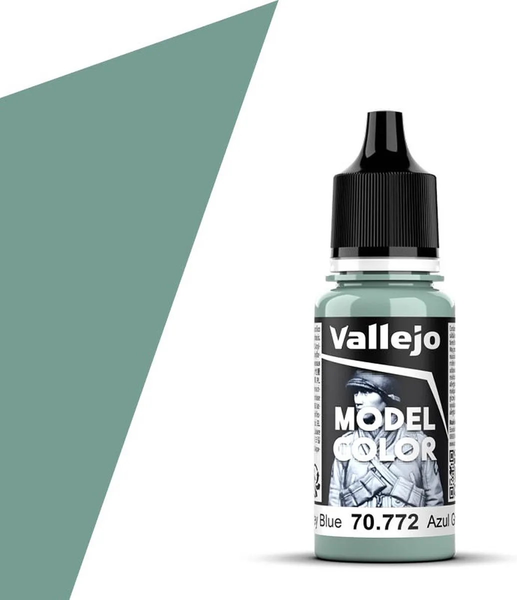 Vallejo Model Color 70772 Acrylverf Medium Grey Blue 18ml