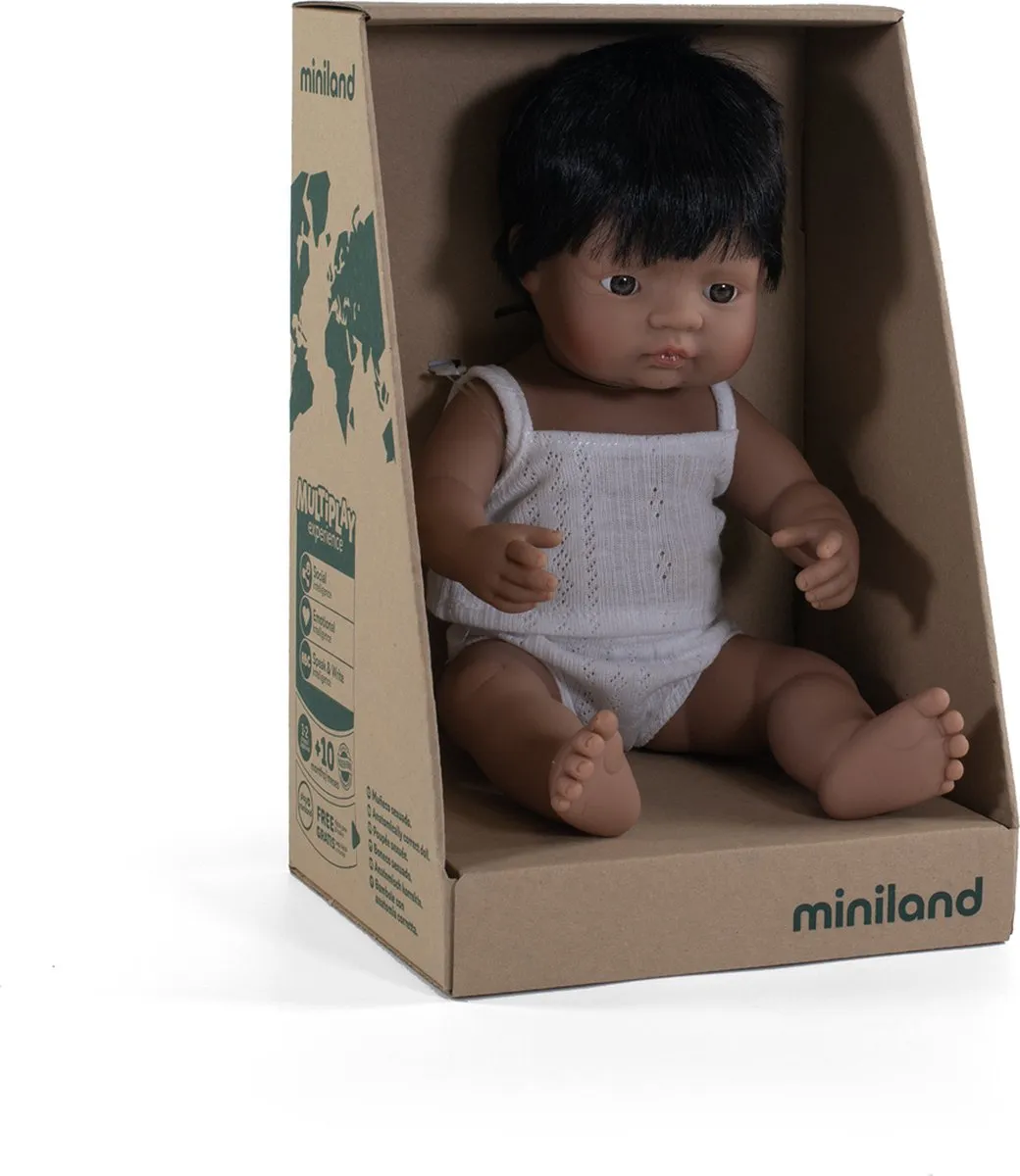 Miniland Pop Latijns Amerikaans Boy 38cm - MPN 8231157 - afbeelding 6 van 6