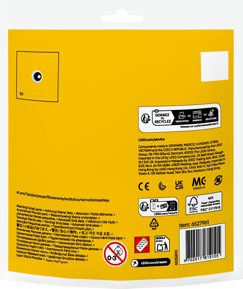 LEGO Creator Pasen 30690 - Paasei Schilderen met Kuiken (paperbag)