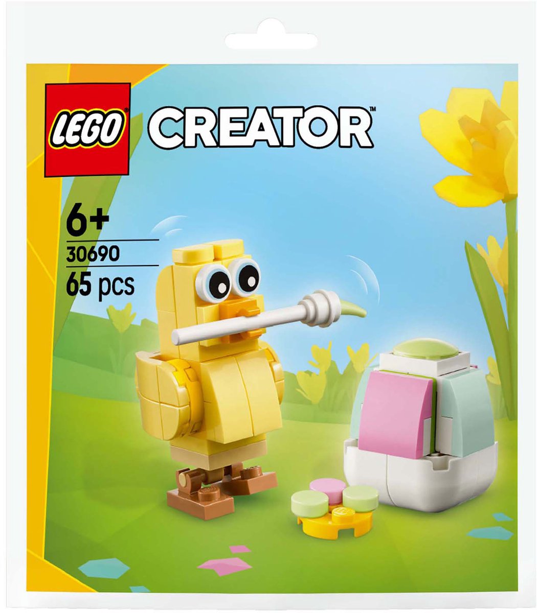 LEGO Creator Pasen 30690 - Paasei Schilderen met Kuiken (paperbag)