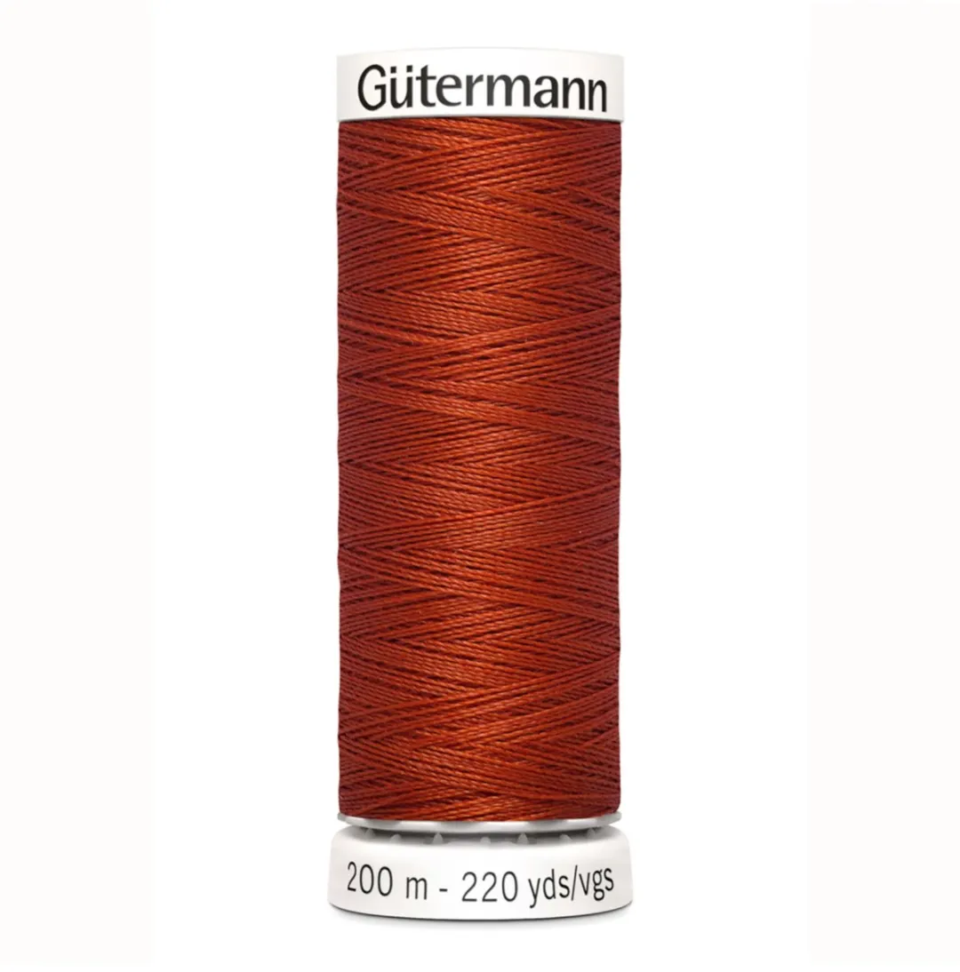 Gutermann Polyester Naaigaren 200m - Rood - afbeelding 4 van 5