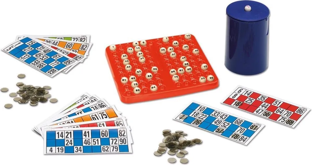 Geronimo Games Reisbingo 90 Ballen Compact Systeem - 4 Spelers