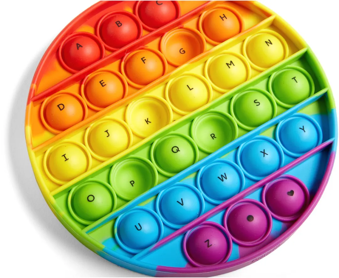 Learning Resources alfabet speelgoed - sensorische bubble poppers set van 6.