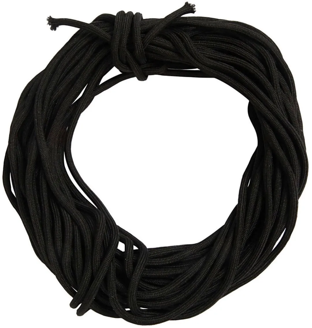 Creativ Company Creotime Macramé Koord 4mm - 40m - Zwart