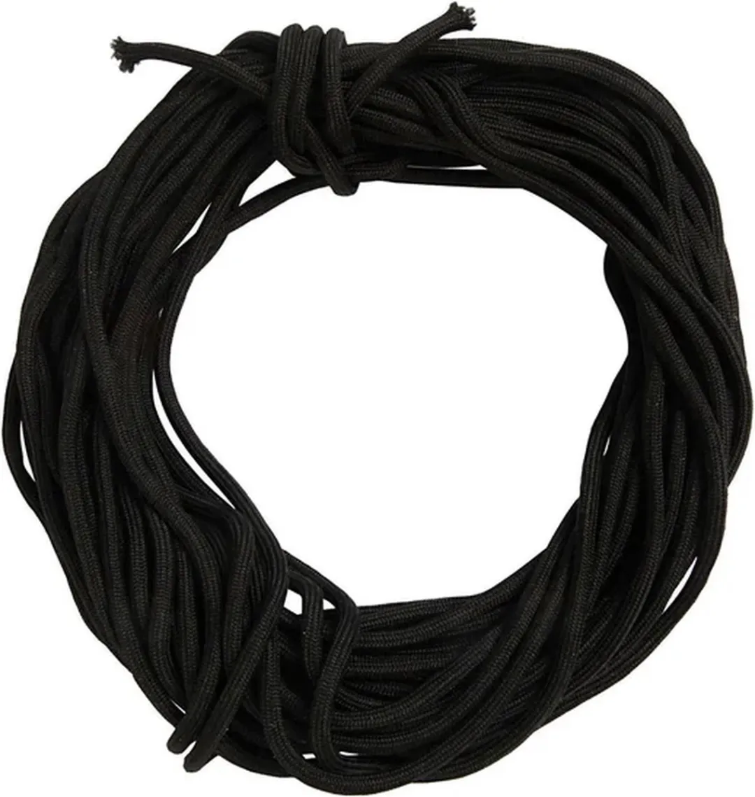 Creativ Company Creotime Macramé Koord 4mm - 40m - Zwart - afbeelding 6 van 6