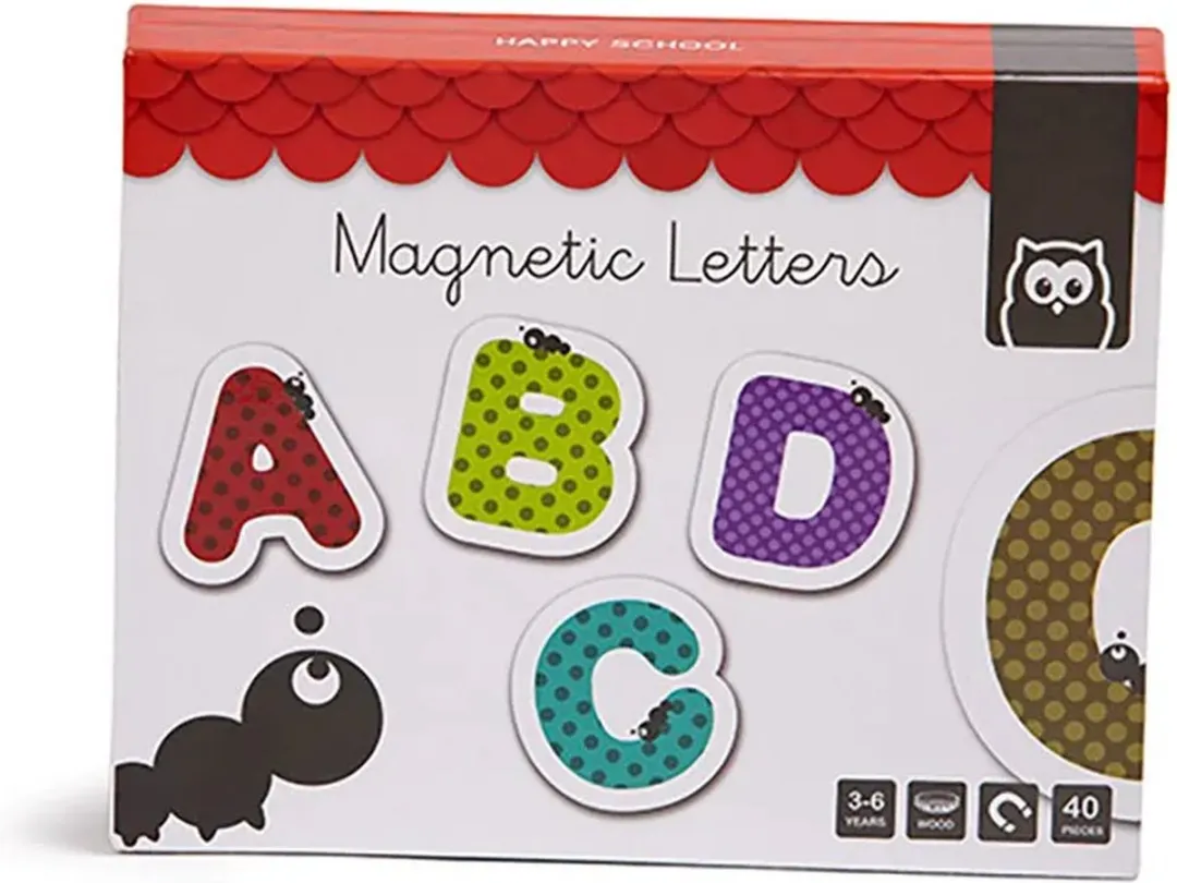Eurekakids Magnetische Letters 40-delig Multicolor