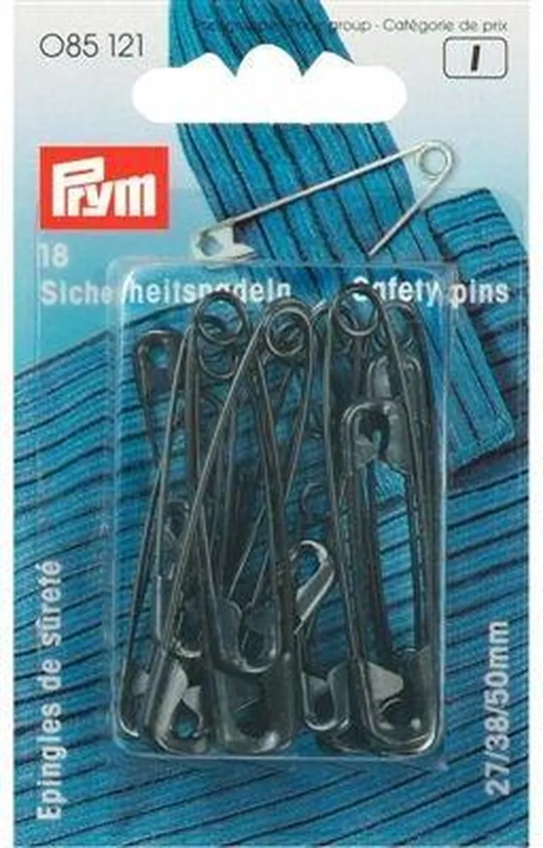 Prym Veiligheidsspelden Zwart