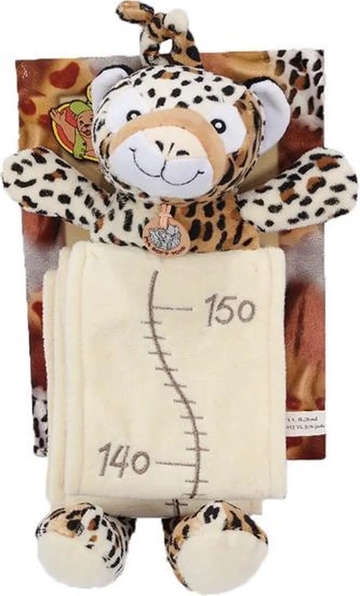 PIA Soft Toys Luipaard Meetlint Babypluche 102cm