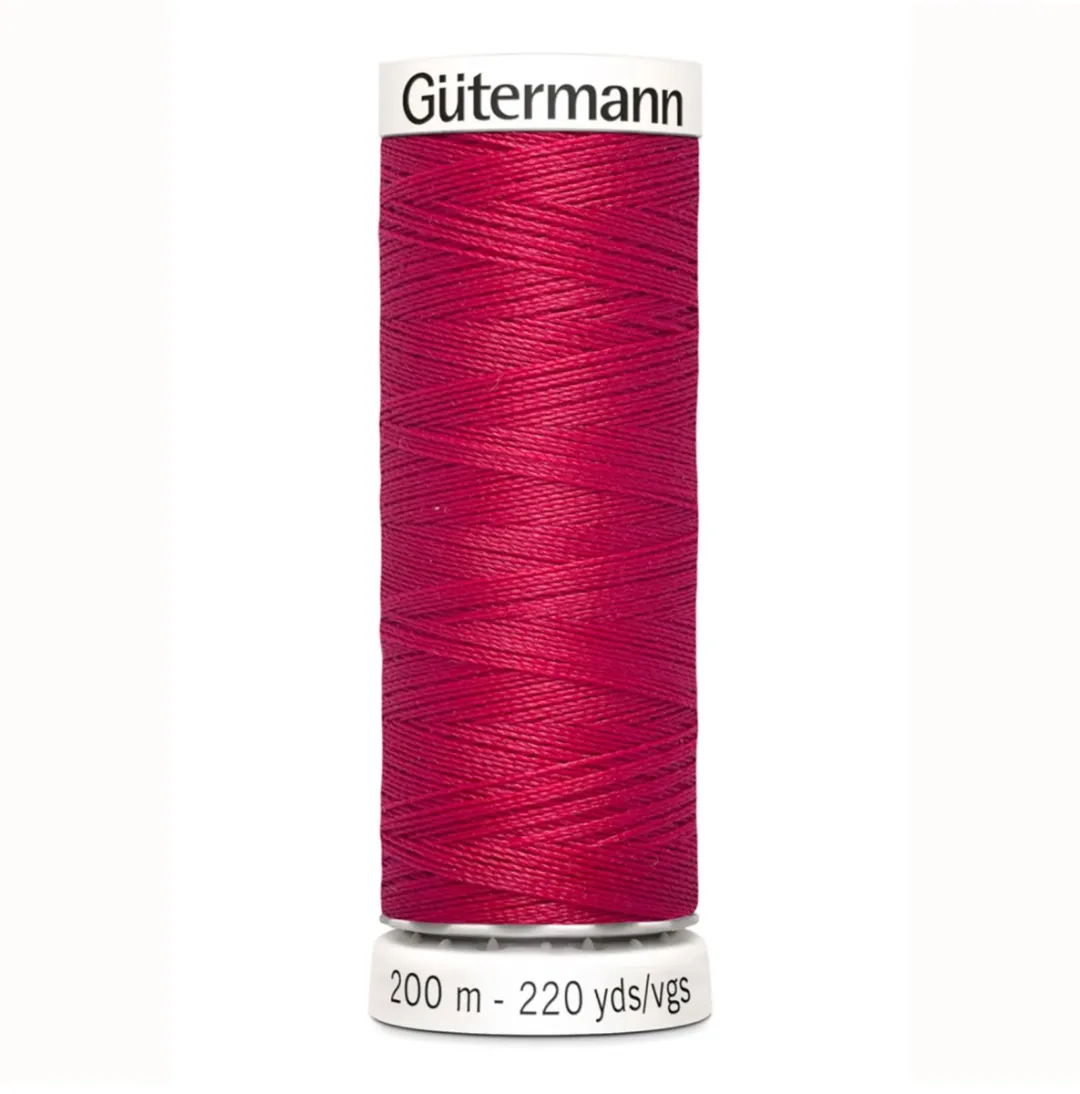 Gutermann Polyester Naaigaren 909 - Rood - 200m - afbeelding 5 van 5